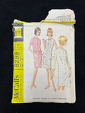 1966 McCall's 8299 Sewing Pattern - Adult Dresses