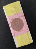 2 5/8 YD Polyester Satin Ribbon - Yellow