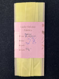 2 5/8 YD Polyester Satin Ribbon - Yellow
