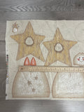 1/2 YD Quilting Cotton Panel Vintage - Stuffed Snowman