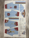 1 YD Quilting Cotton Panel Vintage - "S'Noah's Ark" Overalls