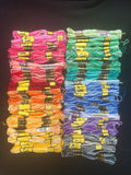 Embroidery Floss Bundle - 6-Strand Various Variegated Colors 1/3 POUND