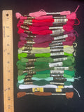 Embroidery 6-Strand Floss Bundle of 24 Hanks - Christmas Colors #1