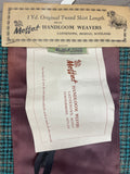 1 YD Wool Yarn-Dyed Plaid Vintage - Turquiose, Black, and Heather Gray with Lining, Zipper, and Label