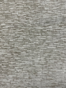 SALE 1 1/2 YD Cotton Blend Chenille - Grayish Beige