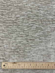 SALE 1 1/2 YD Cotton Blend Chenille - Grayish Beige