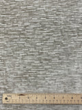 SALE 1 1/2 YD Cotton Blend Chenille - Grayish Beige