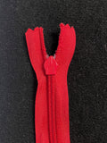 Zipper Invisible 8" - Red