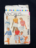 1982 McCall's 7924 Sewing Pattern - Adult Knit Tops