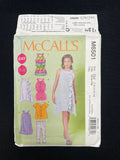 2012 McCall's 6501 Sewing Pattern - Child's Knit Tops, Romper, Dresses, Leggings FACTORY FOLDED
