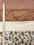 Flannel Bundle - Brown and Tan Prints