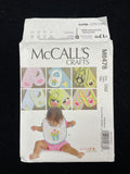 2011 McCall's 6478 Sewing Pattern - Babies' Bibs and Burpcloths