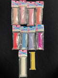 Nylon Organdy Embroidery Ribbon Bundle - Various Colors and Lengths