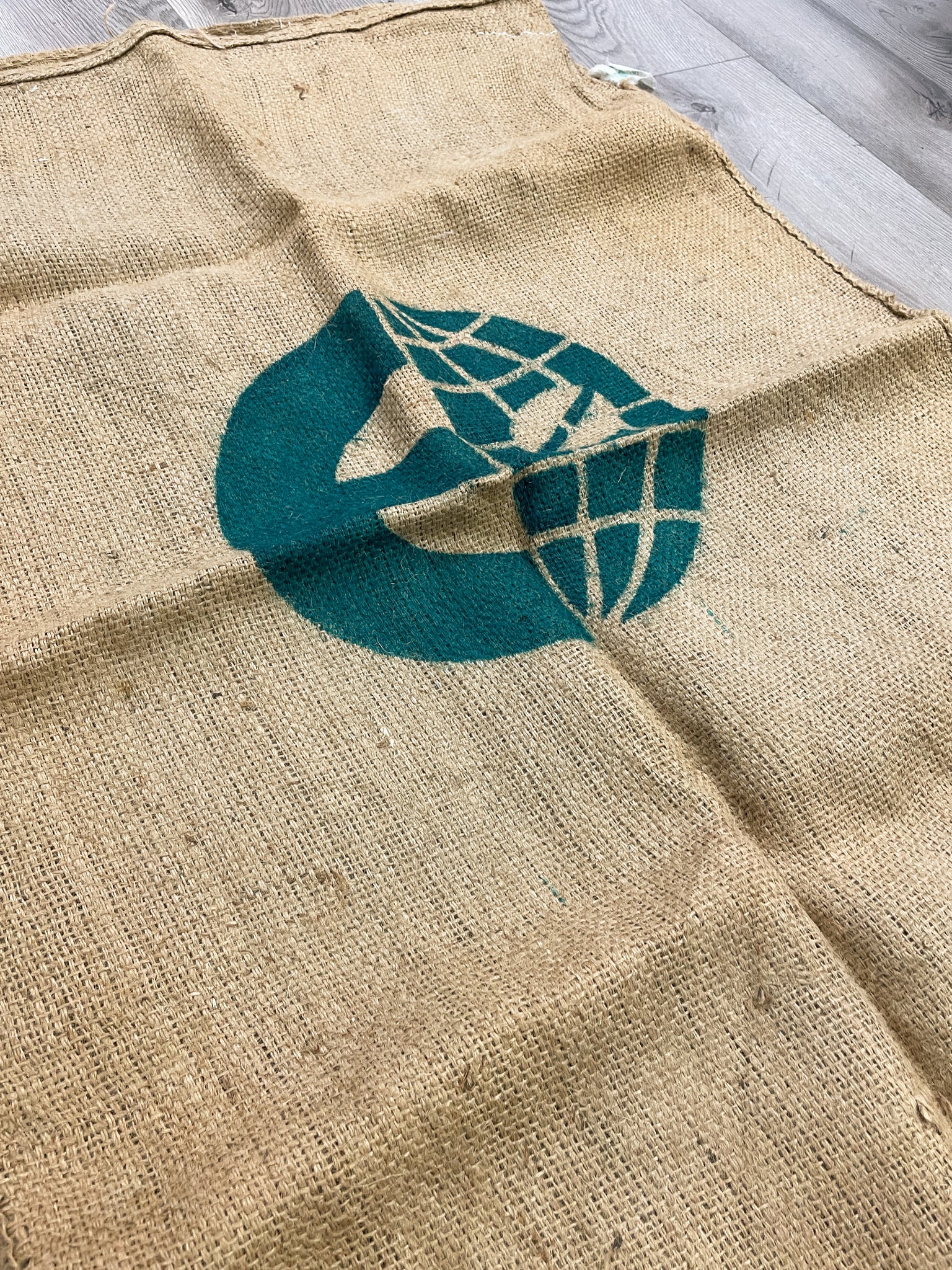 2 1/4 YD Jute Burlap Coffee Bean Bag - Natural Jute