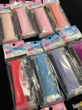 Nylon Organdy Embroidery Ribbon Bundle - Various Colors and Lengths