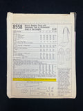 1966 McCall's 8558 Sewing Pattern - Adult Wedding Dress and Dresses FACTORY FOLDED