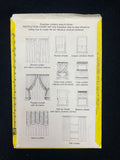 1981 Simplicity 118 Sewing Pattern - Curtains