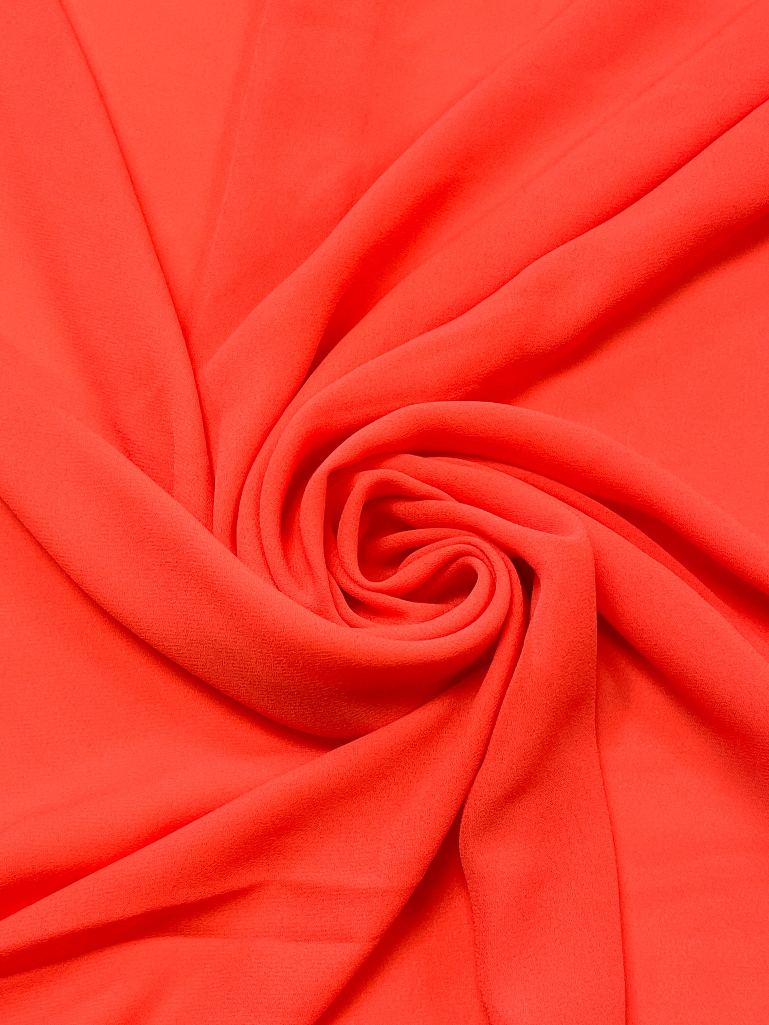 SALE 1 YD Polyester Georgette - Orange