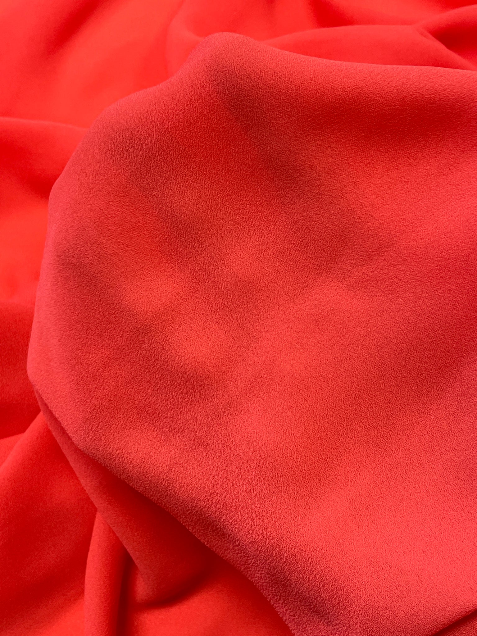 SALE 1 YD Polyester Georgette - Orange