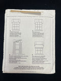 2011 McCall's 6299 Sewing Pattern - Window Valences and Roman Shade