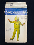 1982 Vogue 8476 Sewing Pattern - Child's Kermit the Frog Costume