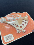 Wood Knitting Needle Gauge - Bird with Sizes in Milimeters