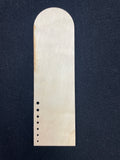 Wood Knitting 8" Ruler and Needle Gauge - Inches and Centimeters