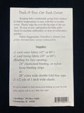 2000's SewBaby! Sewing Pattern - Peek-A-Boo Car Seat Cover