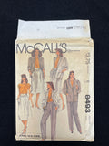 1986 McCall's 8493 Sewing Pattern - Adult Jacket, Tops, Skirt and Pants FACTORY FOLDED