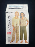 2003 See & Sew 3886 Sewing Pattern - Adult Jackt, Top, and Pants FACTORY FOLDED