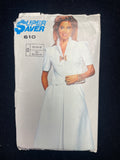 1985 Super Saver 610 Sewing Pattern - Adult Top and Skirt FACTORY FOLDED