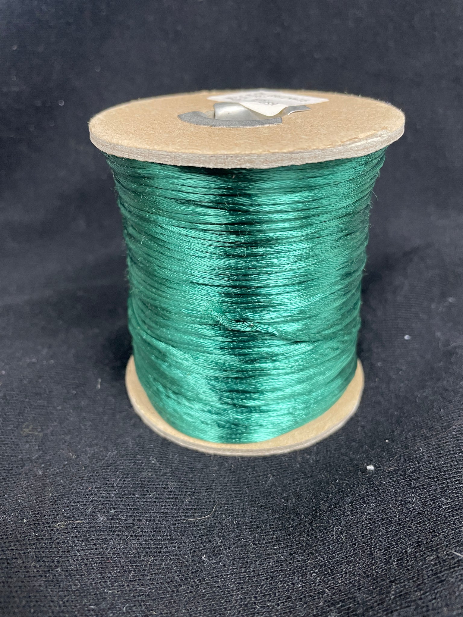 Rayon over Cotton Round Satin Cord - Dark Green