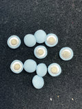 Buttons Covered Set of 11 - Light Blue