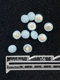 Buttons Covered Set of 11 - Light Blue