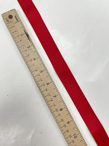 2 3/8 YD Polyester Grosgrain Ribbon - Red