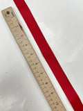 SALE 2 3/8 YD Polyester Grosgrain Ribbon - Red