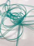 10 3/4 YD Nylon Organza Ribbon - Teal