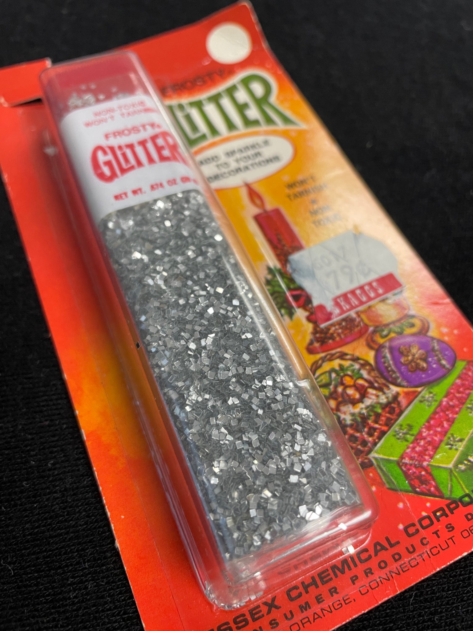 Glitter Chunky Vintage - Silver Metallic
