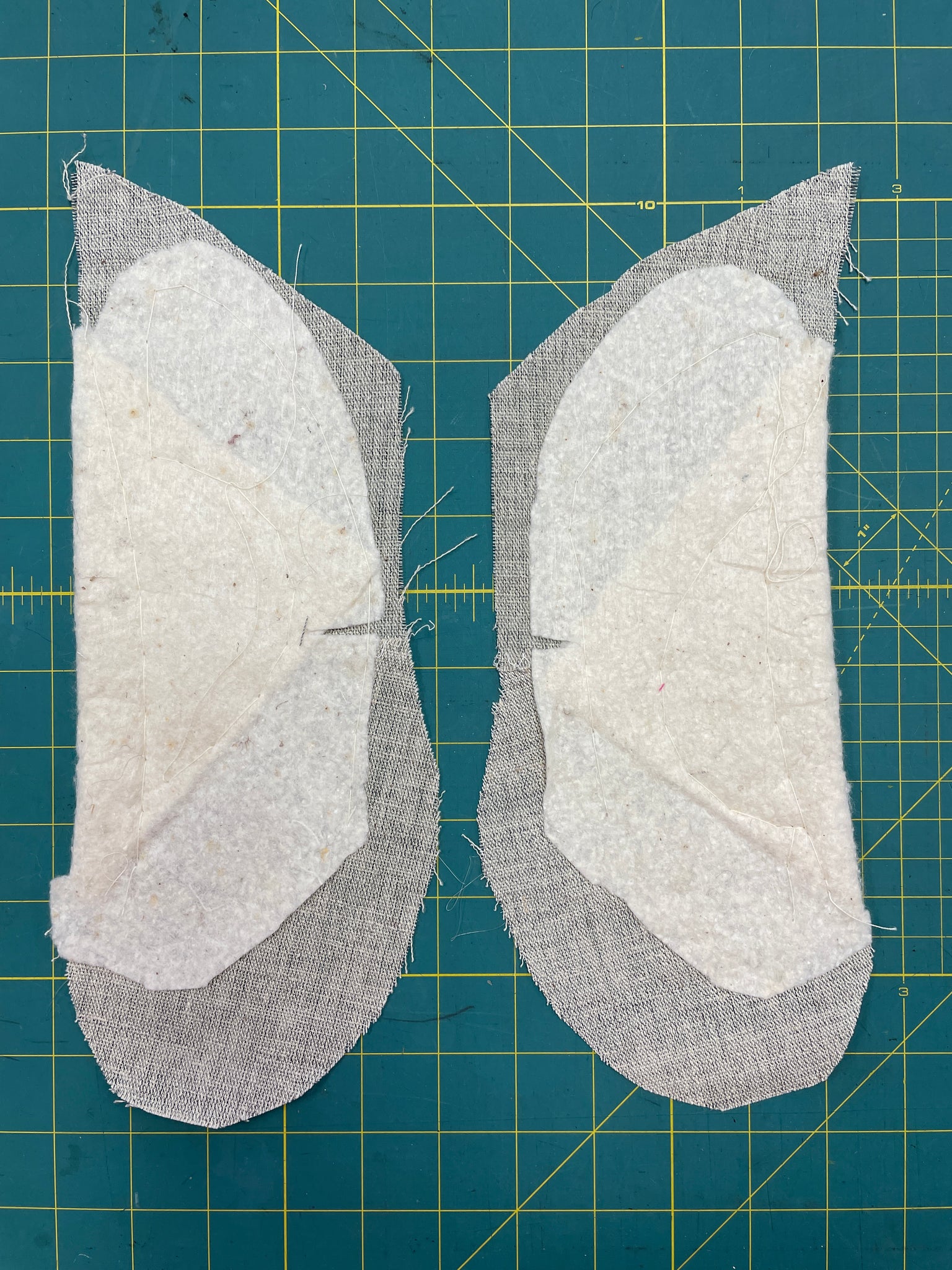 SALE Tailoring Shoulder Pads for Boys or Petite Women - Hymo and Cotton Batting