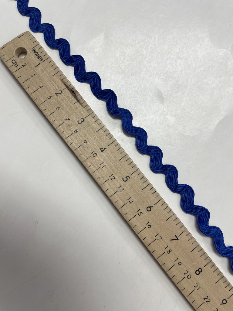 SALE Polyester Rick Rack By-the-Yard- Royal Blue – Lucky DeLuxe Fabrics