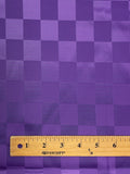 1 1/2 YD Acetate - Royal Purple Self Check