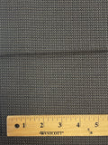 1 YD Tie Silk Plaid - Black, Brown and Light Gray