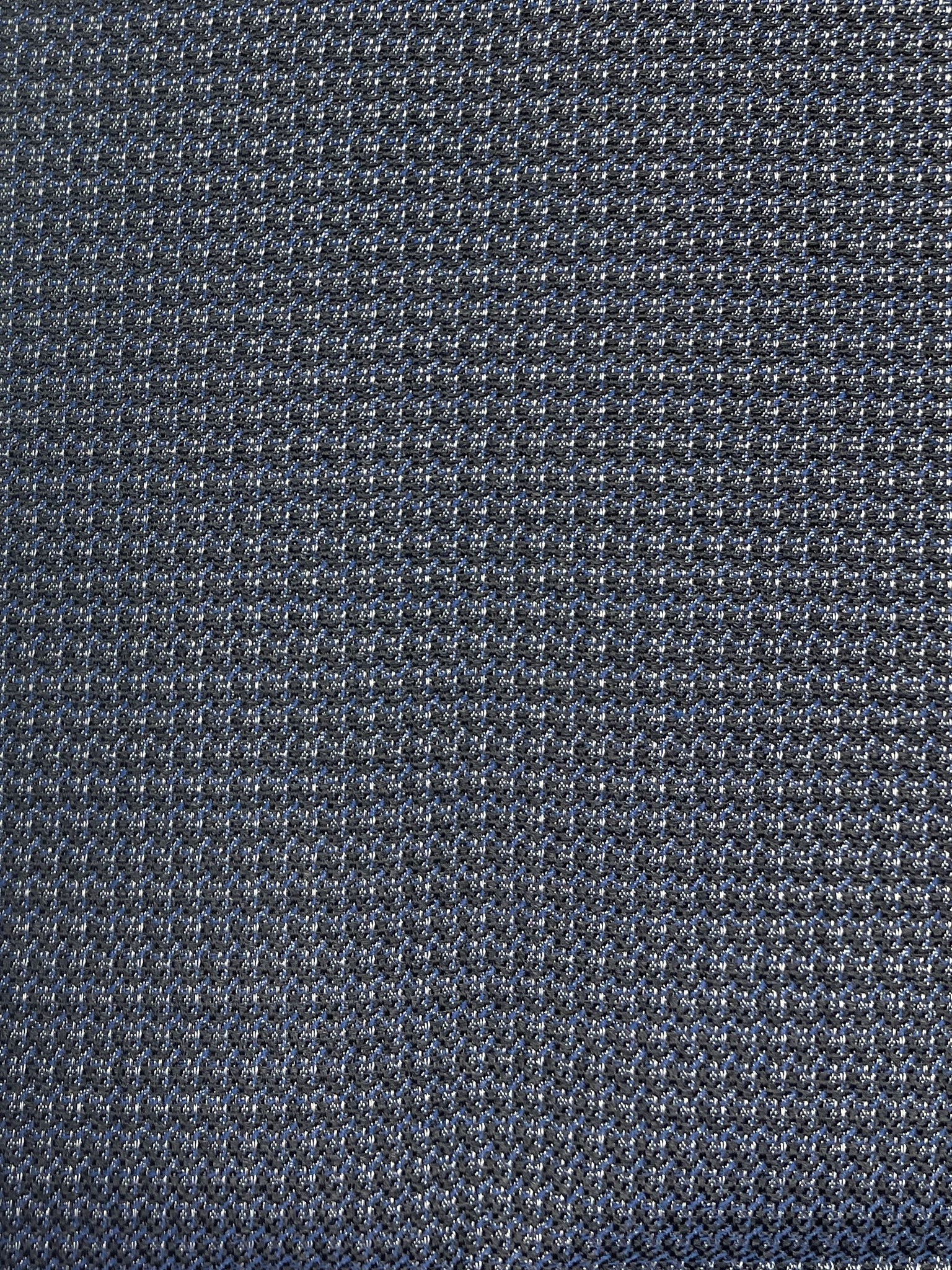 1 YD Tie Silk Plaid - Black, Dark Blue and Light Gray