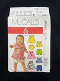 2009 McCall's 5834 Sewing Pattern - Infant's Dress, Top, Panties and Bloomers FACTORY FOLDED