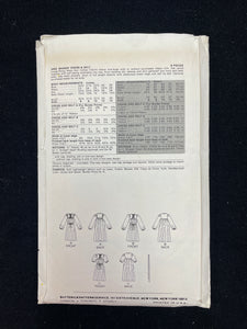 1980's Butterick 3452 Sewing Pattern - Dress and Belt