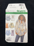 2007 Simplicity 3786 Sewing Pattern - Adult Tops and Vest FACTORY FOLDED