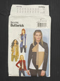 2017 Butterick 6496 Sewing Pattern - Adult Jackets and Vest FACTORY FOLDED