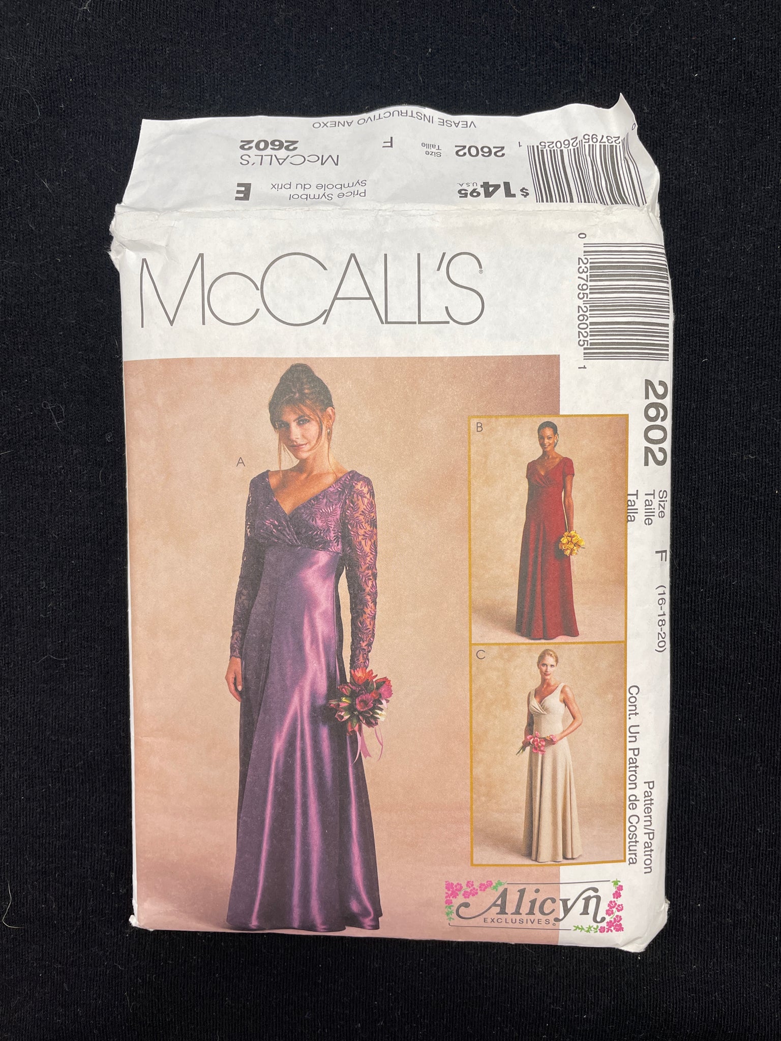2000 McCall's 2602 Sewing Pattern - Dress