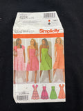2006 Simplicity 4224 Sewing Pattern - Adult Dresses and Bolero FACTORY FOLDED