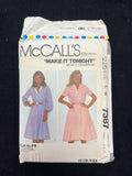 1981 McCall's 7387 Sewing Pattern - Dress
